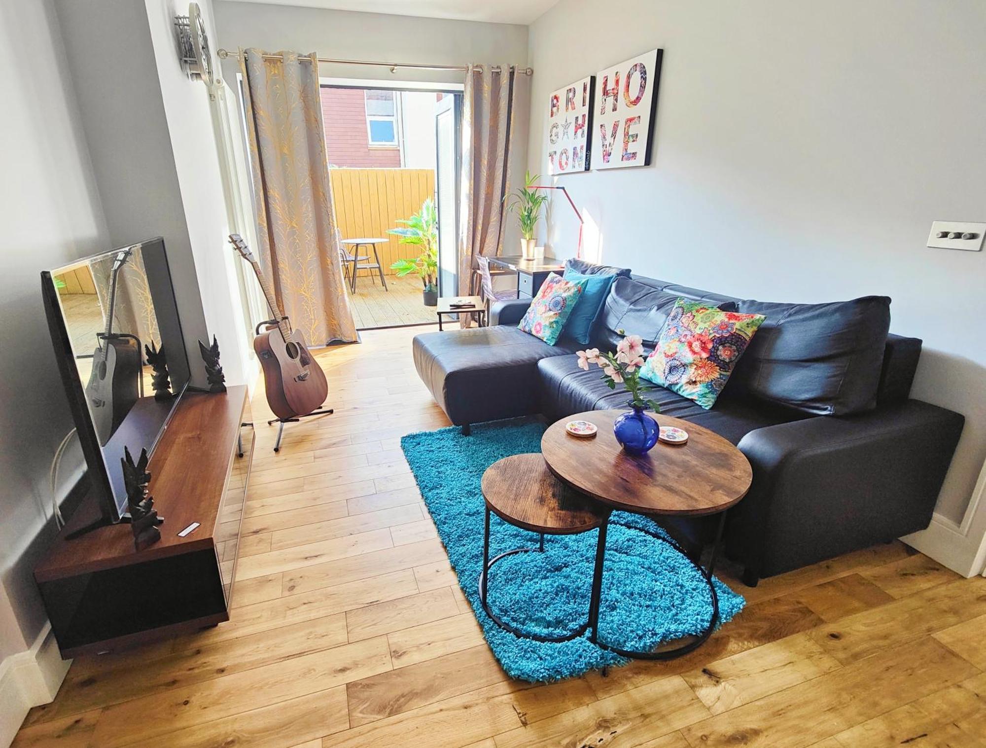 Modern Central Brighton Patio Flat - Free Parking! Экстерьер фото