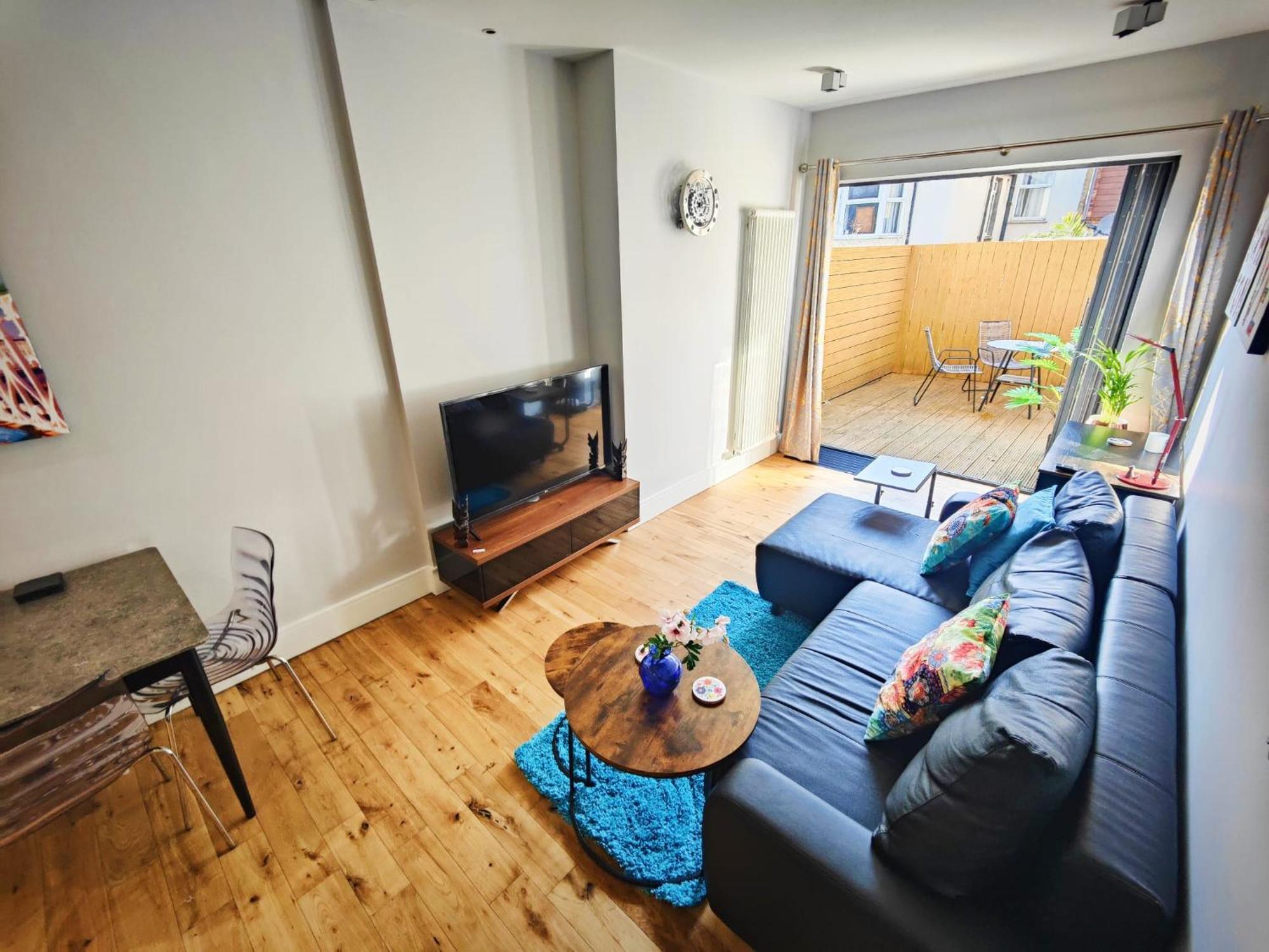 Modern Central Brighton Patio Flat - Free Parking! Экстерьер фото